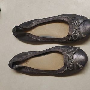 Sperry Top-Sider Elise Pewter Ballet Flats 9.5M